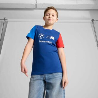 Camiseta con el logotipo de BMW M Motorsport Essentials para niños grandes
