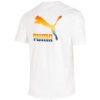 Camiseta con el logotipo del arcoíris «blanca»