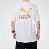 Camiseta con el logotipo del arcoíris «blanca»