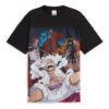 Camiseta con estampado integral PUMA x ONE PIECE «Negra»