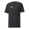 Camiseta con estampado metalizado «Negra»