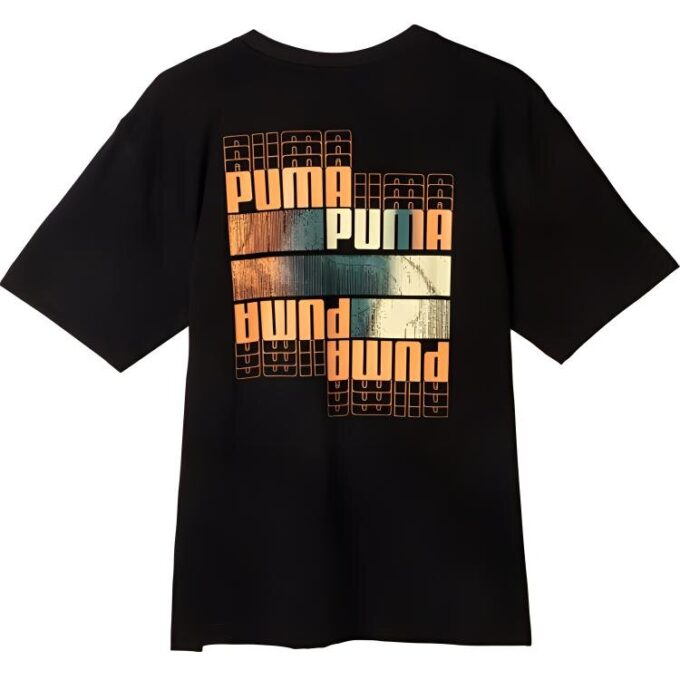 Camiseta con fotoimpresión gráfica «Negra»