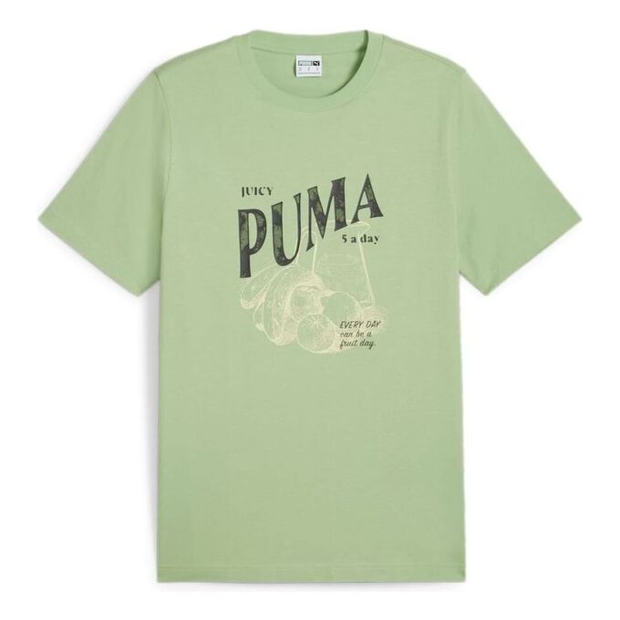 Camiseta con gráfico de frutas «Verde claro»