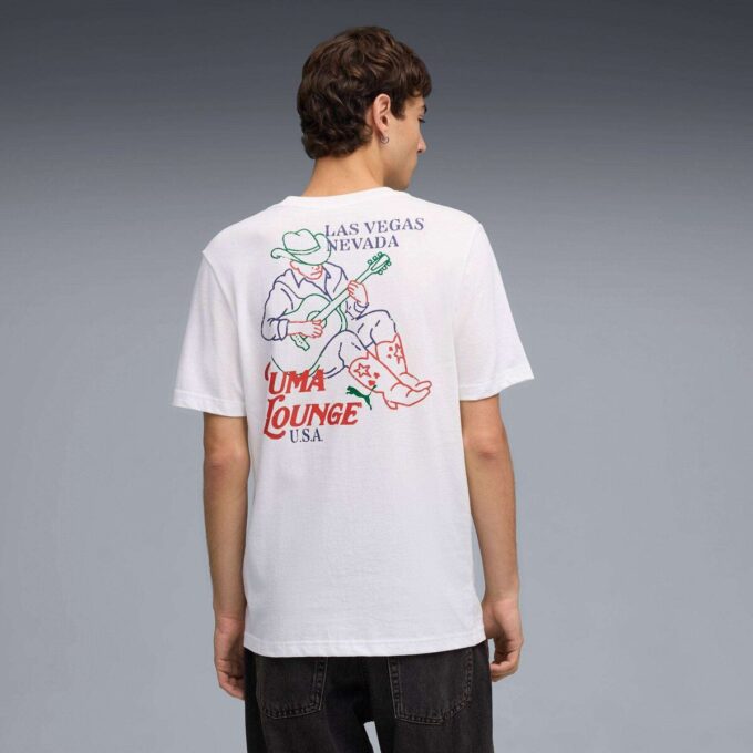 Camiseta con gráficos de Las Vegas para hombre Camiseta con gráficos de Las Vegas para hombre