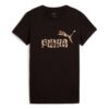 Camiseta con logo de camuflaje (mujeres) «Negra»