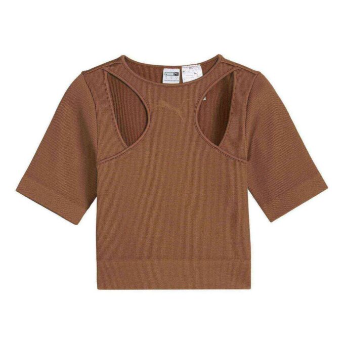 Camiseta Dare To Muted Motion (Mujeres) «Marrón»