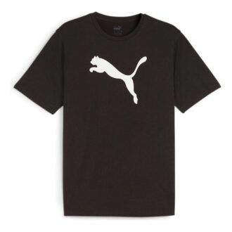 Camiseta de algodón con el logotipo de teamRISE «Negra»