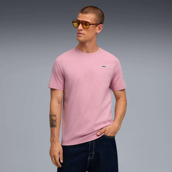 Camiseta de ante para hombre con elementos esenciales de armario