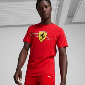 Camiseta de automovilismo para hombre de la Scuderia Ferrari