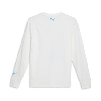 Camiseta de baloncesto de manga larga PUMA x MELO Blue Hive «Blanca»