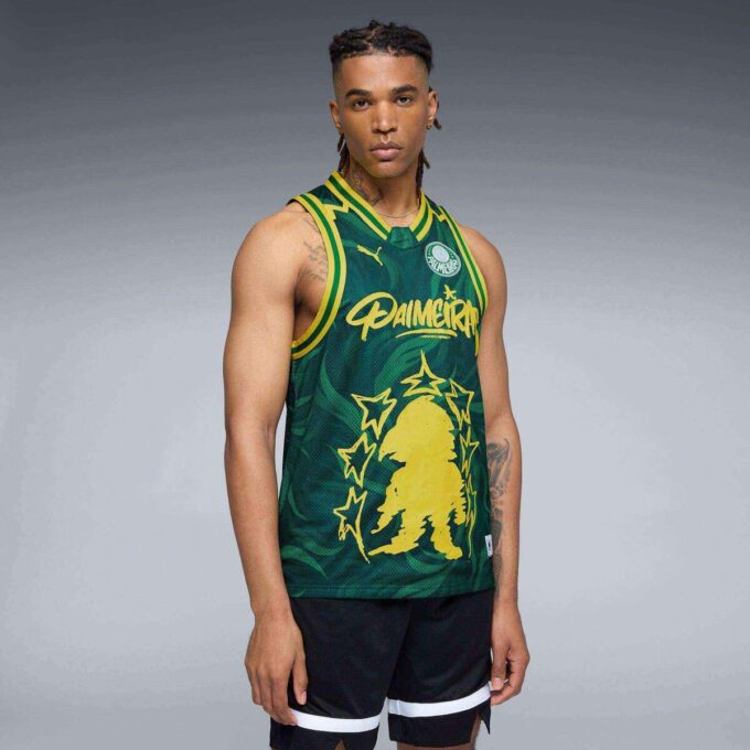 Camiseta de baloncesto HOOPS x SE Palmeiras para hombre