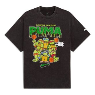 Camiseta de baloncesto PUMA x TMNT «Black Washed»