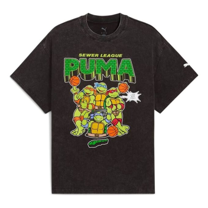 Camiseta de baloncesto PUMA x TMNT «Black Washed»