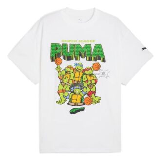 Camiseta de baloncesto PUMA x TMNT «Blanca»