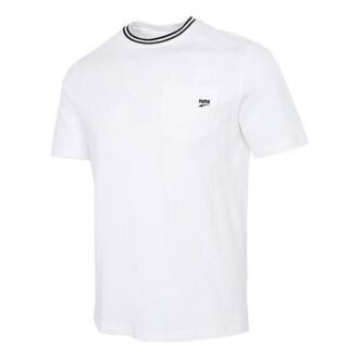 Camiseta de bolsillo Downtown «Blanca y negra»