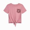 Camiseta de bolsillo para niños pequeños con estampado de animales Camiseta de bolsillo para niños pequeños con estampado de animales