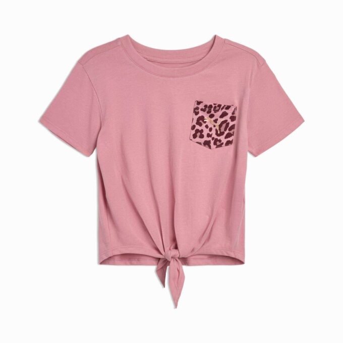 Camiseta de bolsillo para niños pequeños con estampado de animales Camiseta de bolsillo para niños pequeños con estampado de animales