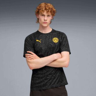 Camiseta de calentamiento de fútbol del BVB para hombre