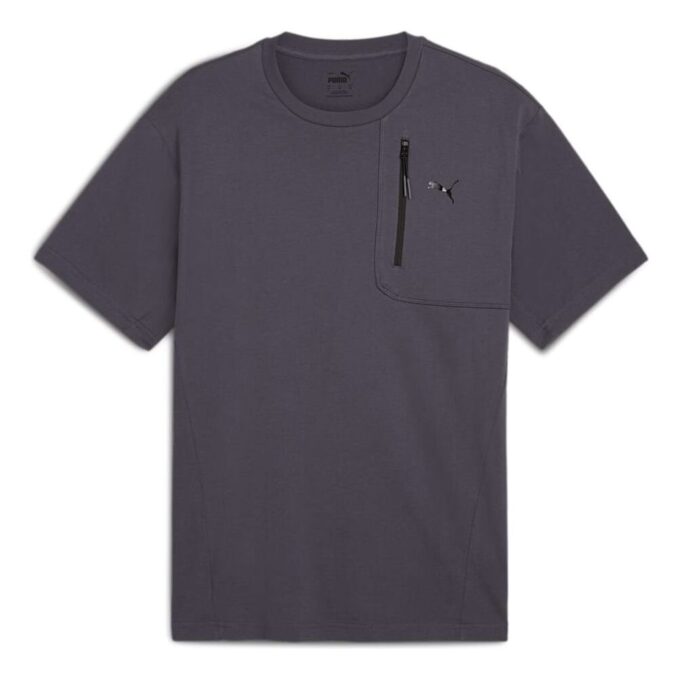Camiseta de corte holgado Open Road «Gris Galáctico»
