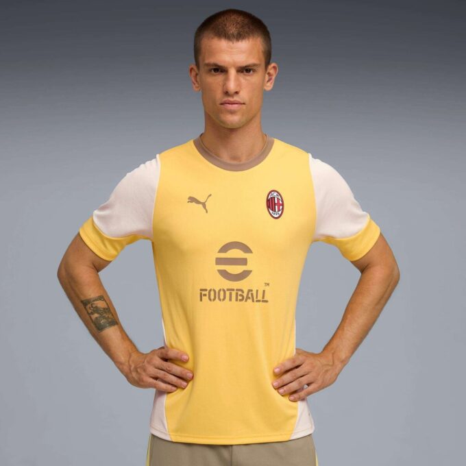 Camiseta de entrenamiento de fútbol de manga larga para hombre del AC Milan Camiseta de entrenamiento de fútbol de manga larga para hombre del AC Milan