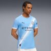 Camiseta de fútbol auténtica de local del Manchester City 25/26 para hombre