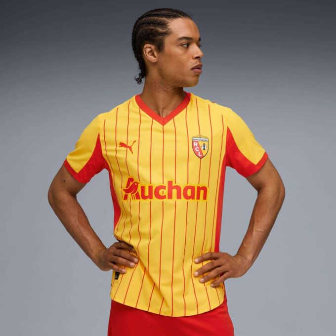 Camiseta de fútbol auténtica de local del RCL ’25/’26 para hombre