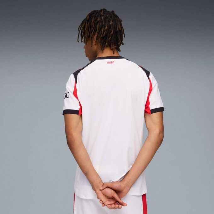 Camiseta de fútbol auténtica de visitante del AC Milan 25/26 para hombre