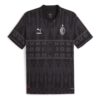 Camiseta de fútbol auténtica PUMA x PLEASURES del AC Milan «Negra»