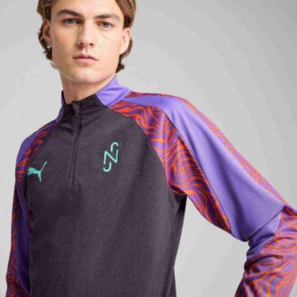 Camiseta de fútbol con cremallera de un cuarto para hombre PUMA x NEYMAR Creativity