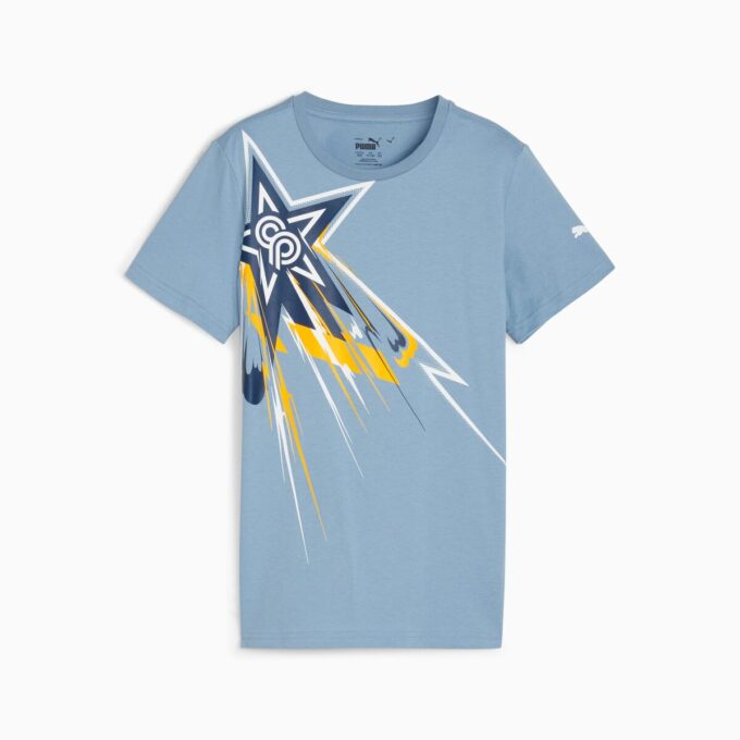 Camiseta de fútbol con el logotipo para niños grandes de PUMA x CHRISTIAN PULISIC