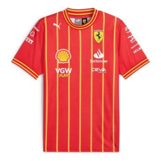 Camiseta de fútbol del equipo Scuderia Ferrari «Leclerc»
