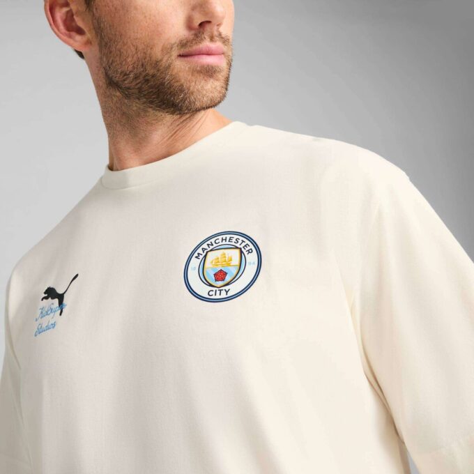 Camiseta de fútbol para hombre del Manchester City de PUMA x KIDSUPER Camiseta de fútbol para hombre del Manchester City de PUMA x KIDSUPER