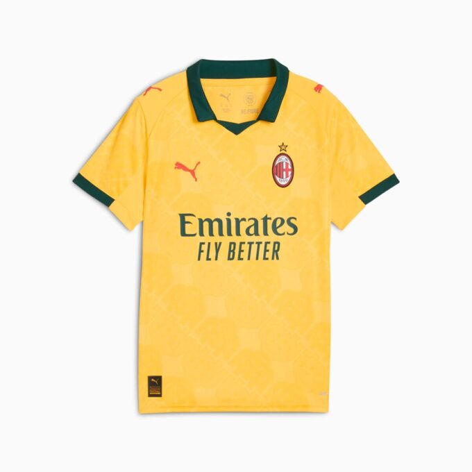 Camiseta de fútbol para niños grandes réplica de la tercera equipación del AC Milan 25/26