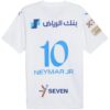 Camiseta de fútbol réplica de Neymar Jr. de visitante del Al Hilal SFC «Blanca»