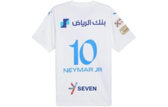 Camiseta de fútbol réplica de Neymar Jr. de visitante del Al Hilal SFC «Blanca»