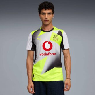 Camiseta de fútbol réplica del Borussia Dortmund de visitante 25/26 para hombre