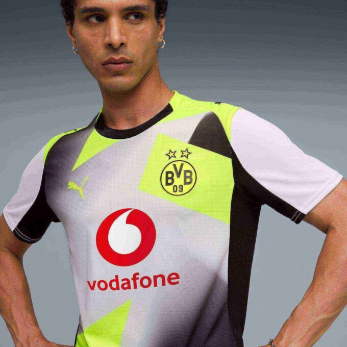 Camiseta de fútbol réplica del Borussia Dortmund de visitante 25/26 para hombre Camiseta de fútbol réplica del Borussia Dortmund de visitante 25/26 para hombre