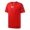 Camiseta de manga corta con cinta retro de los 90 «Roja»