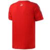 Camiseta de manga corta con cinta retro de los 90 «Roja»
