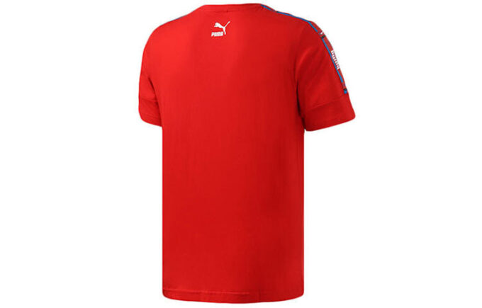 Camiseta de manga corta con cinta retro de los 90 «Roja»