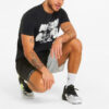 Camiseta de manga corta de baloncesto Qualifier «Negro y blanco»