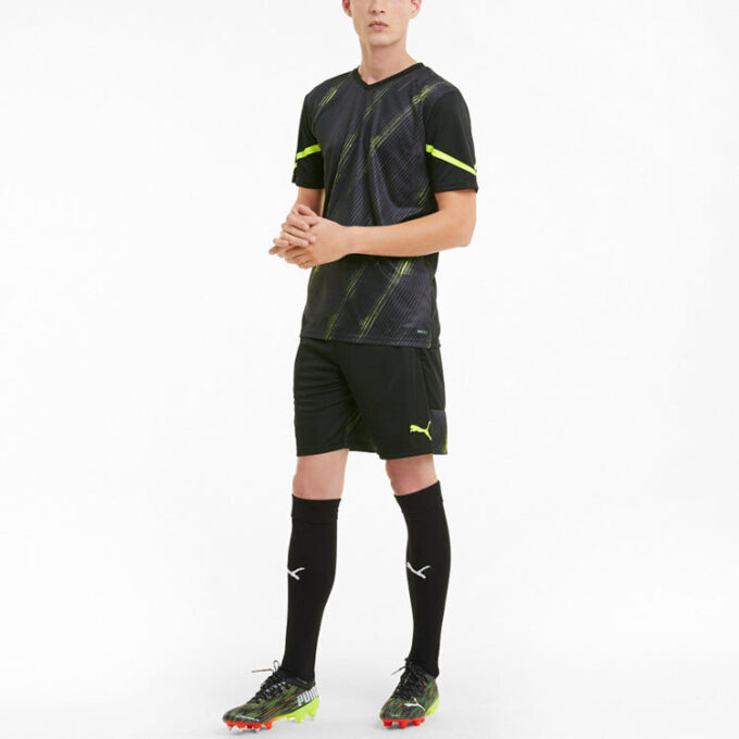Camiseta de manga corta de copa individual «Negra»