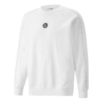 Camiseta de manga larga con logo pequeño «Blanca»