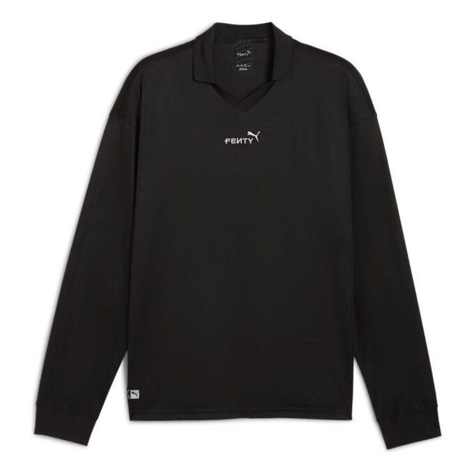 Camiseta de manga larga fina de portero PUMA x Fenty «Negra»