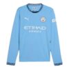 Camiseta de manga larga local del Manchester City 24/25 «Azul y blanco»