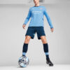 Camiseta de manga larga local del Manchester City 24/25 «Azul y blanco»