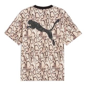 Camiseta de piel de serpiente PUMA x A$AP ROCKY «Marfil escarchado AOP»