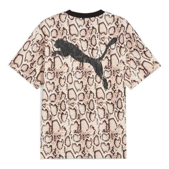 Camiseta de piel de serpiente PUMA x A$AP ROCKY «Marfil escarchado AOP»
