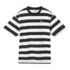 Camiseta de rayas del centro «Negro y blanco»