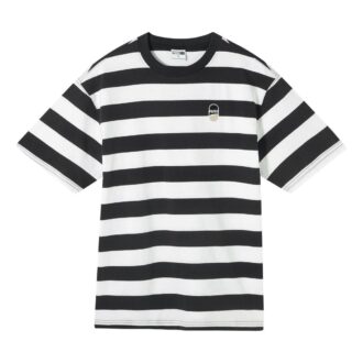 Camiseta de rayas del centro «Negro y blanco»